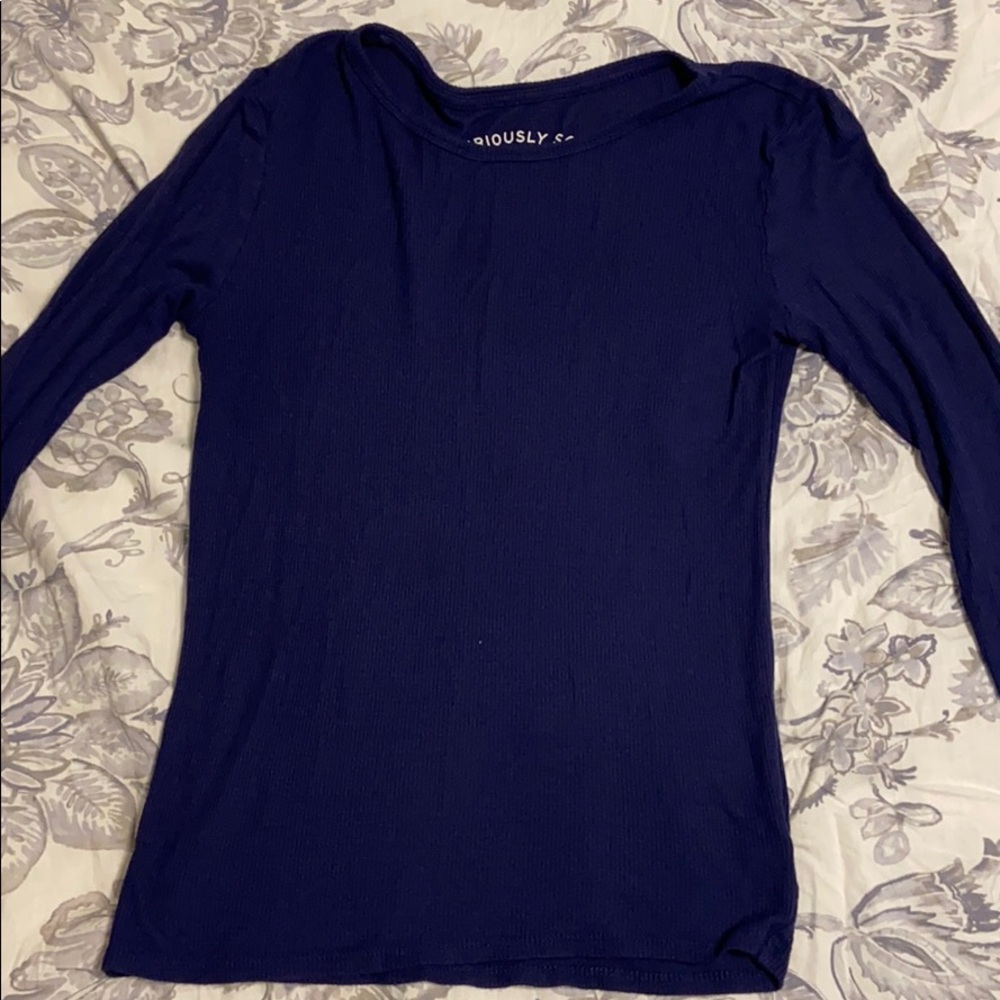 Long sleeve dark blue Shirt